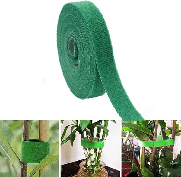 50M Havebindere til Planter Fikser Bånd 12mm Bred Havebindere Nylon