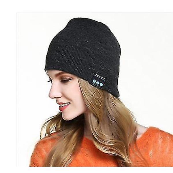 Bluetooth Musikhue Strikket Hat Bluetooth Hat Binaural Opkald Liste