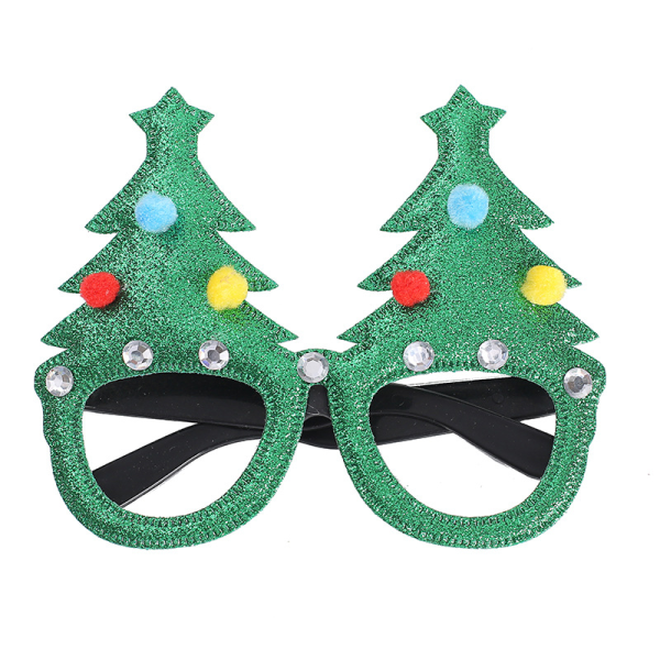 24 stk Julebriller med Glitter, Festbrillerammer, Juledekor