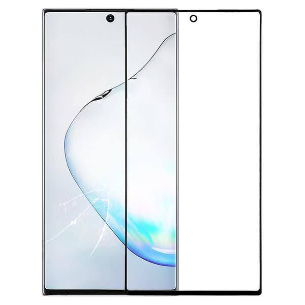 Frontskärm yttre glasobjektiv för Galaxy Note 10 + DXGHC