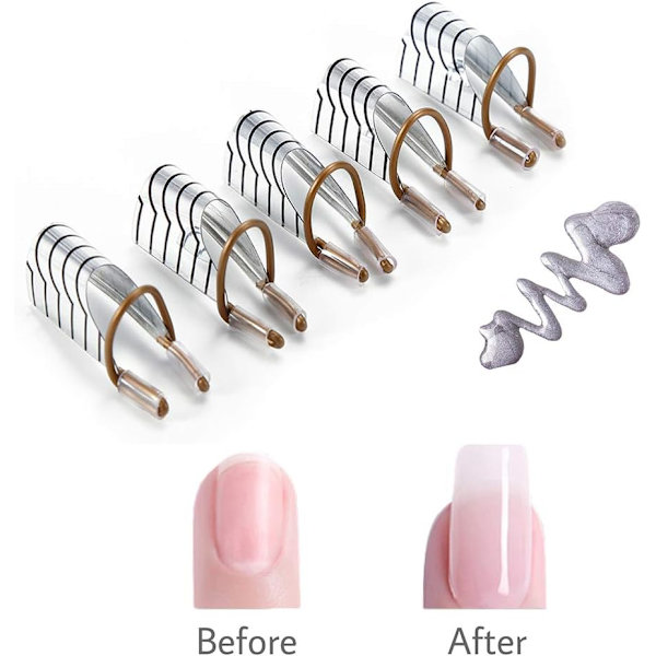 Mall, Nagelmall för Gelbyggare, Nagelkonsttipsförlängning