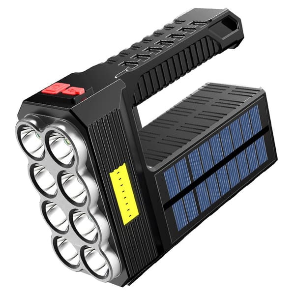 Lommelygte Led Søgelys Lanterne, 4 Tilstande Campinglys 1200lm H