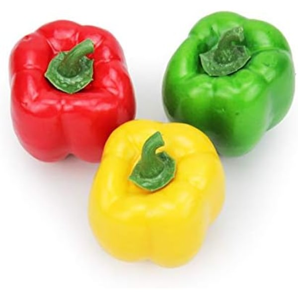Konstgjorda Simulerade Falska Peppar Capsicum Konstgjorda Grönsaker