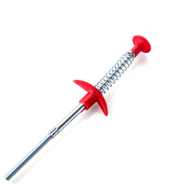 Avløpsrenser-pinner, tilstopping fjerner, rengjøringsverktøy, 60 cm rør-D