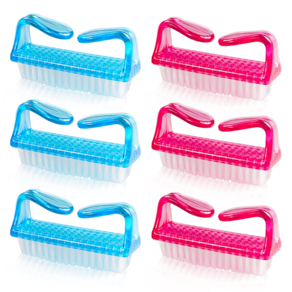 Paket med 9 Nagelböstar Handrengöring Manikyr Pedikyr Nagelscrub