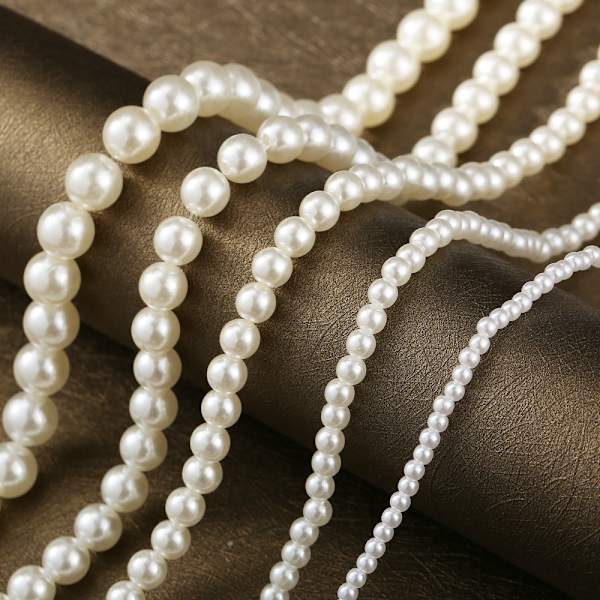 Rund Imitert Perle Choker Halskje Bryllup Perle Halskje for
