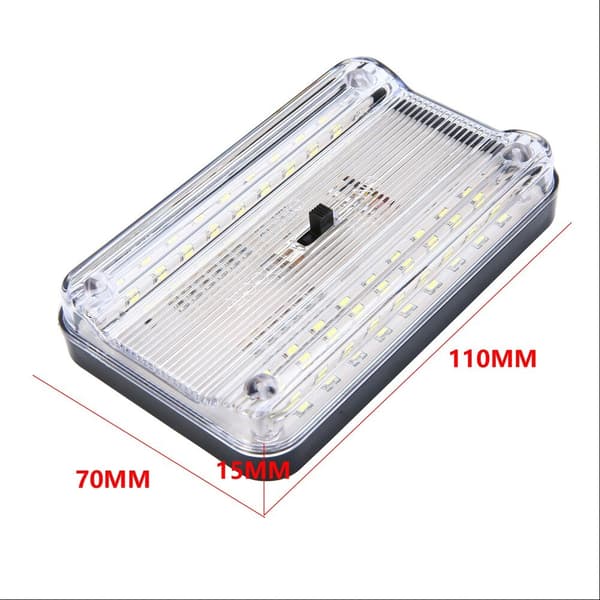 12V/36 LED Bil Taklampe Leselys Bagasjerom L