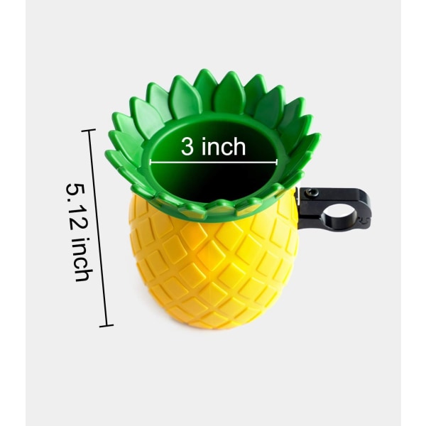 Pyörän Kupinpidike, Söpö Ananas Juomapidike Polkupyörän Vedenpullolle