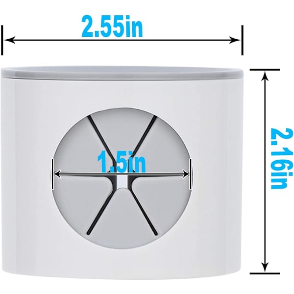 2-pack Universal Elektrisk Tandborsthållare, Starkt Lim