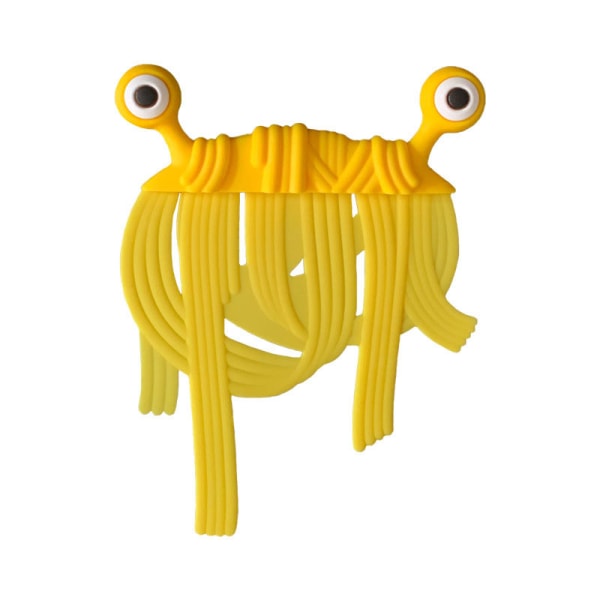 3D Djurbokmärke, Gul Cartoon Noodle Monster Bokmärke C DXGHC