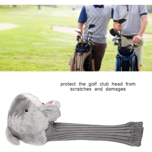 Golfklubhoveddæksler, Shark Strikket Golf Putter Hoveddæksler Anim