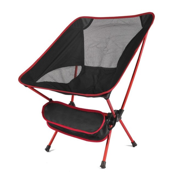 Ultralett sammenleggbar utendørs ryggstol Superhard campingstol