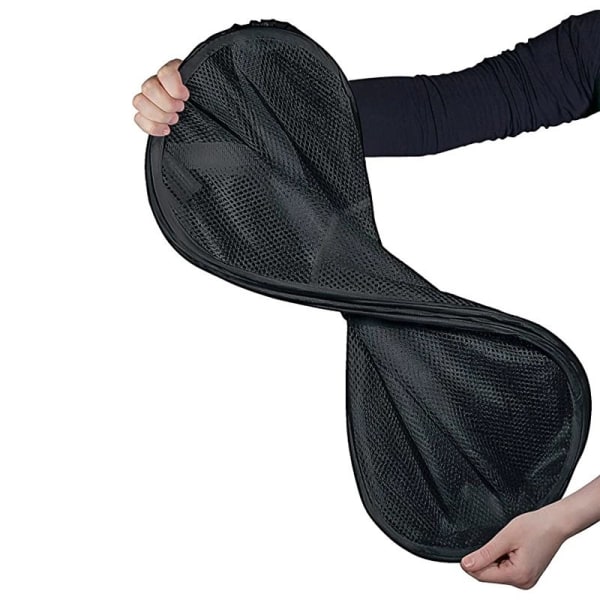 1 Stykke (Svart) Mesh Vaskeromskurv - Veggforseglet Overdimensjonert Lett