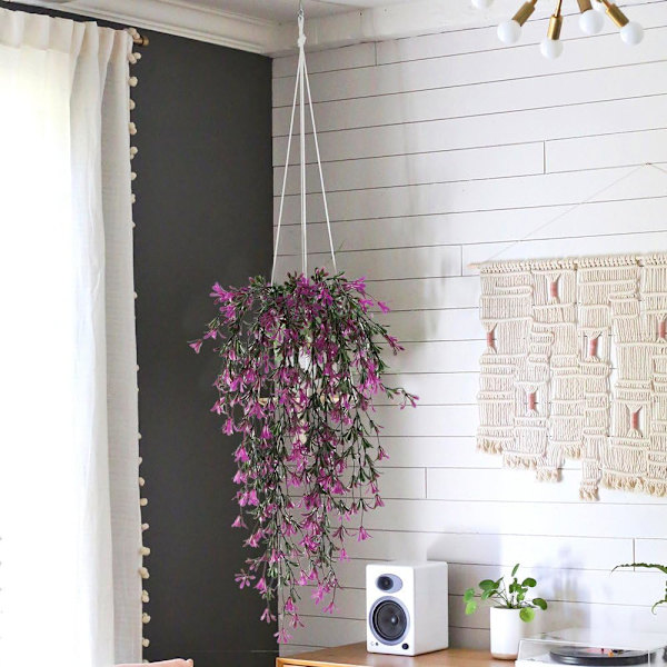 2 st hängande konstgjorda växter Konstgjorda blommor Växtgirlang V