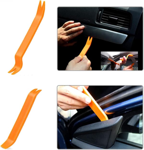 4 stk. Trim-Fjernelsesværktøjer, Bil Interiør Trim Stereo Installation