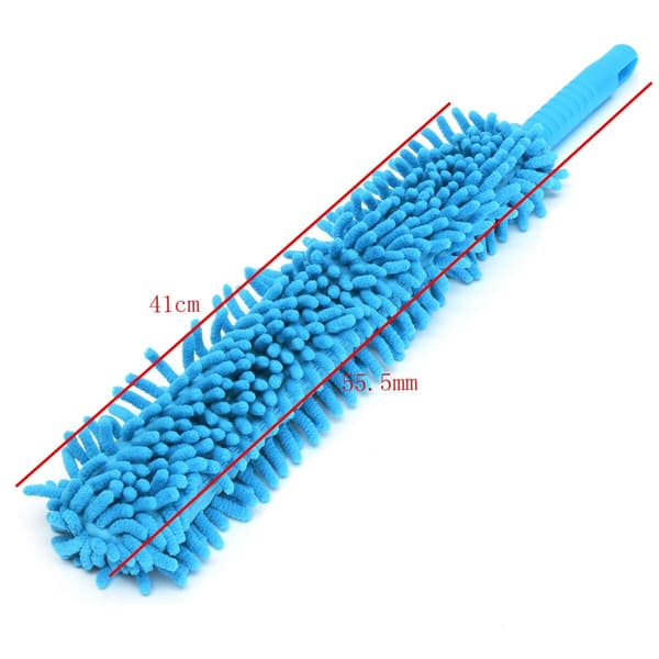 16\" Fleksibel Mikrofiber Bilvaskbørste med Plastgrep Hjulvask