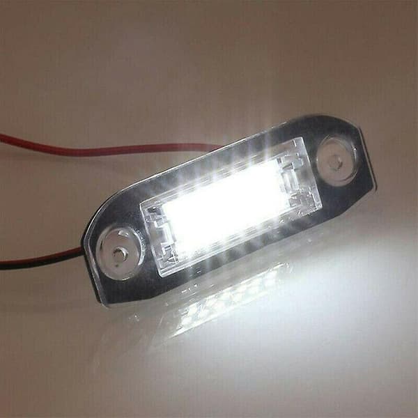 1 par LED-nummerplåtslampa för Volvo C70 S40 S60 S80 V50 V60 V7