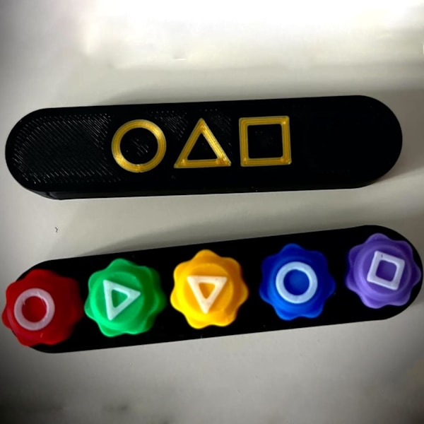 Squid Game 2 Gonggi og etui - Koreansk