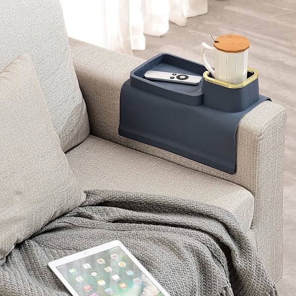 Sofa Kopholderbakke, Silikon Anti-Spild og Anti-Skrid