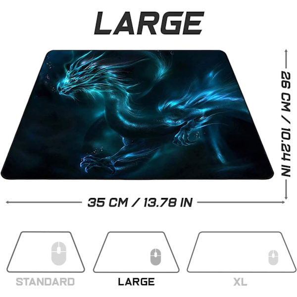 Musematte - 350 x 260 x 2mm - Gaming Musematte - Spesial Overflate
