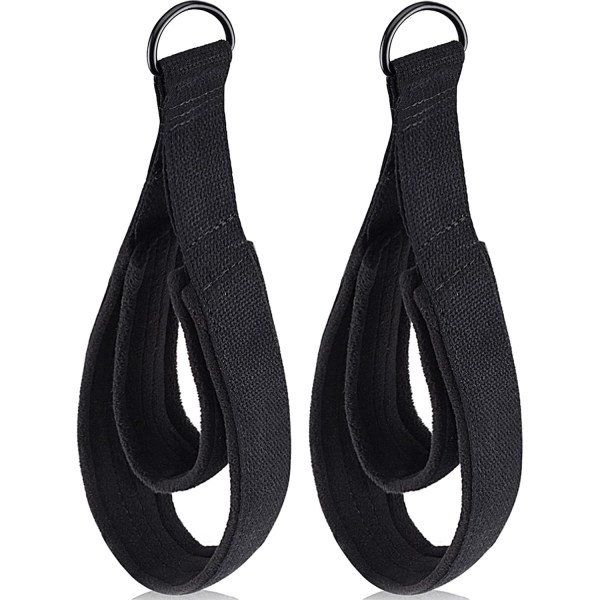 2 Pak Pilates Stropper, Dobbelt Loop Reformer Stropper, Fitness Strop