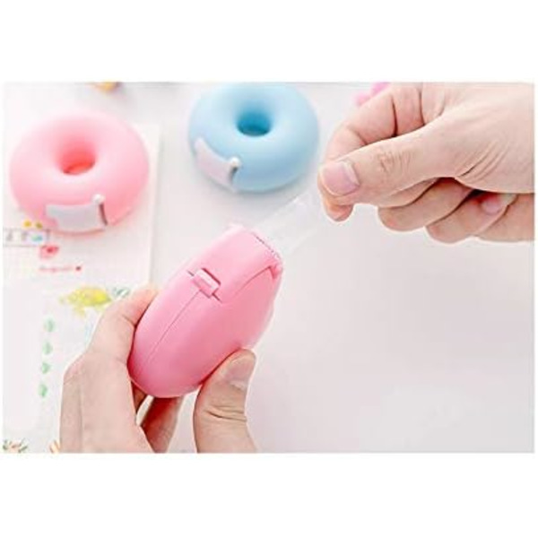 (Rosa färg) Tejpdispenser, Hjärtformad Tejpdispenser