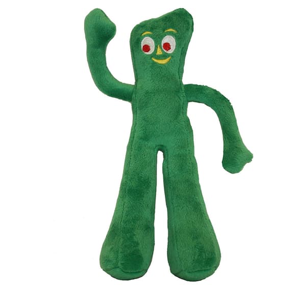 Multipet Gumby Plyschfylld Hundleksak, Grön, 20 cm (1-pack)