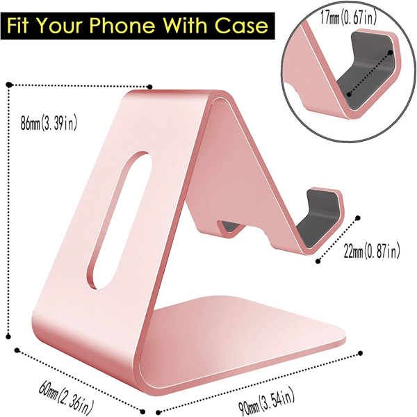 Telefonholder, Cradle Desk Mount Aluminium