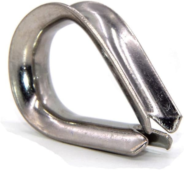 Kabeltrådlugger for 4mm rustfritt stål marinewire 10 stk