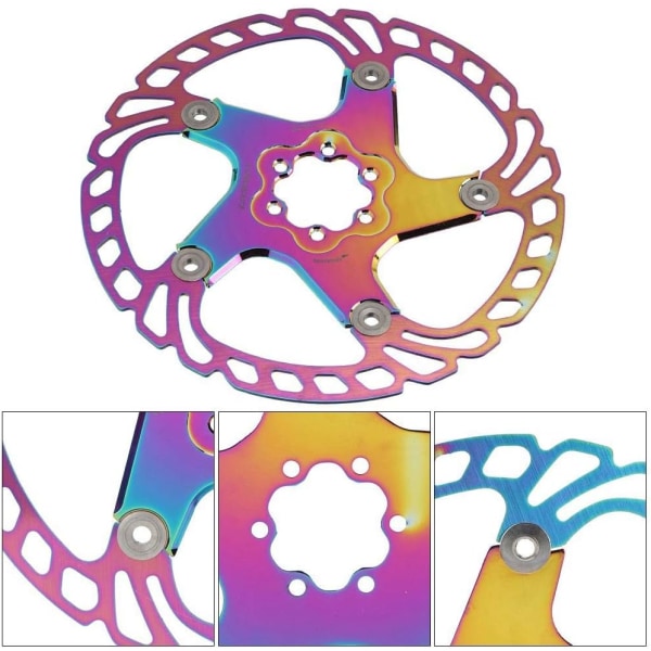 Värikäs 203 mm maastopyörän roottori levyjarrulevy pyöräilyvaruste