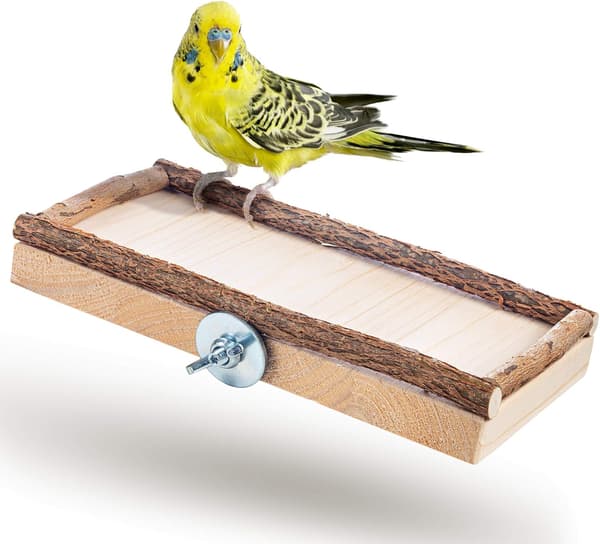 Super Seat Plank 20x10cm luonnonpuusta kakatuille - alusta