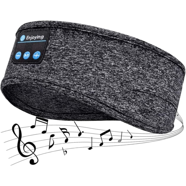 Sömnhörlurar，Trådlösa Bluetooth V5.0 hörlurar med huvudband，Inbyggda-