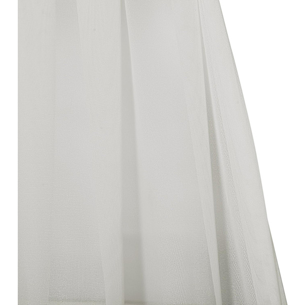 Glassdørpanelvindu Gardin Elegant Solid Voile Stanglomme Sh