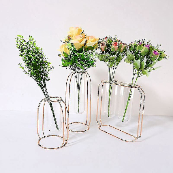 S Creative Hydroponic Vas Nordic Ins Hem Vardagsrum Rose G DXGHC