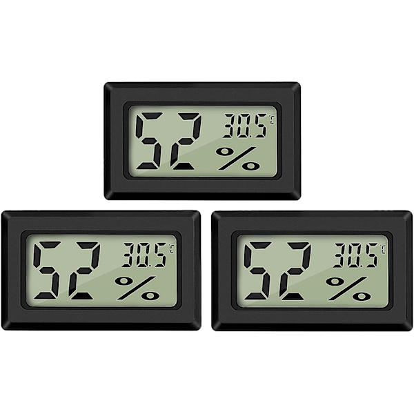 Mini Digital LCD Termometer Hygrometer Temperatur Fuktighet -50~