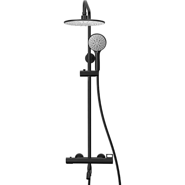 Svart Dusch slang PVC Dusch slang 1,5 m, 360° Dusch slang Anti-Twist