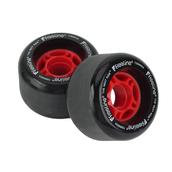 4 stk Skateboardhjul med 70mm Diameter Skateboard Svart