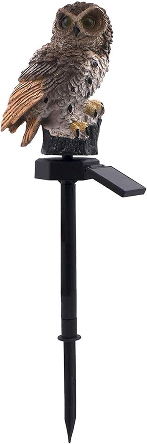 LED Hagelys - Solcelled Nattelykter Ugleform Solcelledrevet La