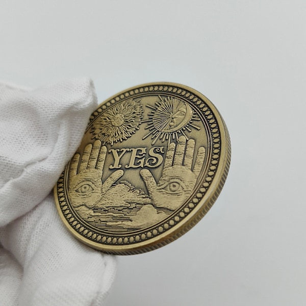 5 stk Ja Nei Beslutningsmynt - Minnemynt - Antikk