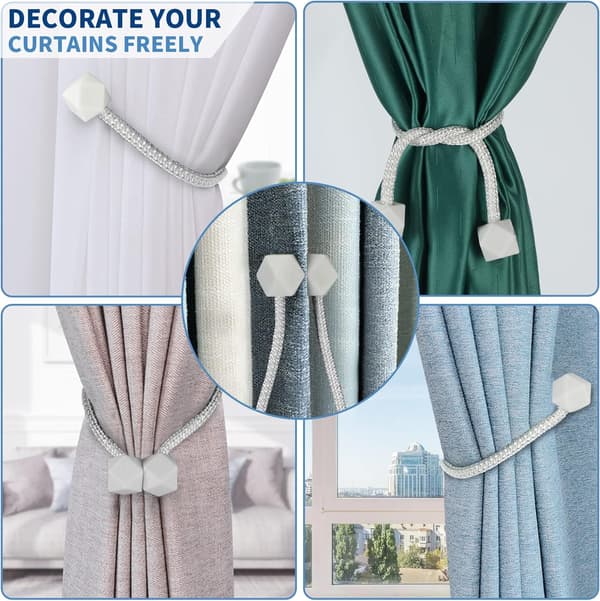 8 Magnetiske Gardinbindere, Magnetiske Gardinbindere DXGHC