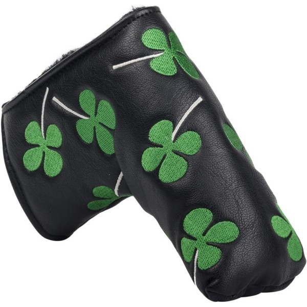 Clover Clover Embroidered Golf Putter Headcover Blade Fits All Br