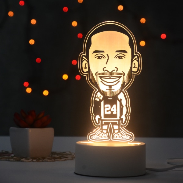 Fodbold basketball periferi gave ornament dukke natlampe bord