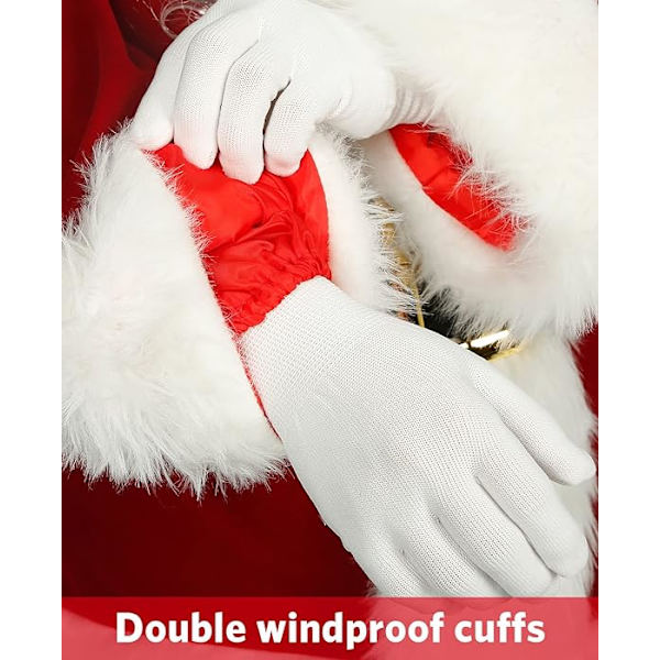 1 XXL Jultomte Kostym Santadräkt Vuxna Män Santa C