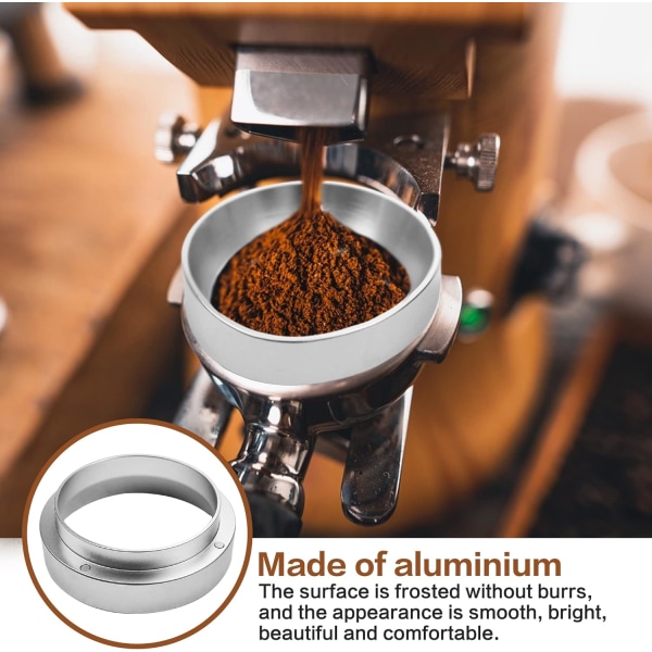 Universal Aluminium Dosering Ring 51mm Magnetisk Kaffe Dosering Ri DXGHC