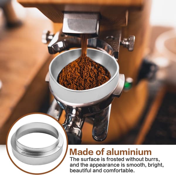 Universal Aluminium Dosering Ring 51mm Magnetisk Kaffe Dosering Ri DXGHC