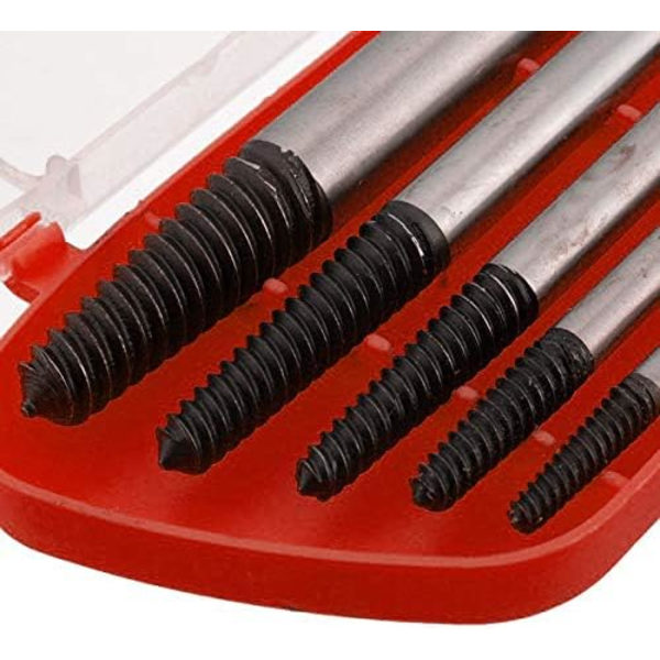 Set med 5 skruvutdragare, 3-19 mm