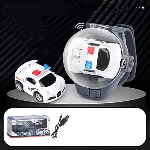 Leikkiautokello 2.4G USB-lataus Mini Racing Kaukosäädöllä