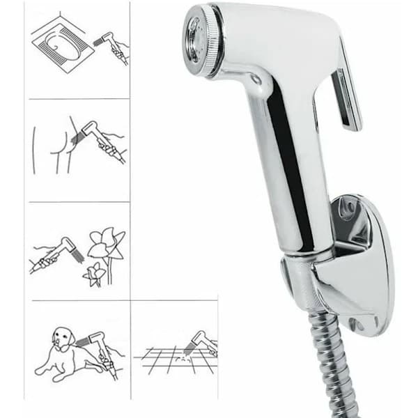 Dusj Bidet Toalett Multifunksjonell Hånddusj med Slangeholder