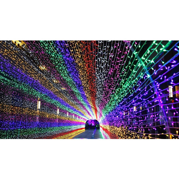 Jouluvalot, 200 LED-lamppua, Lämmin Valkoinen, Sisä- ja Ulkokoristeluun