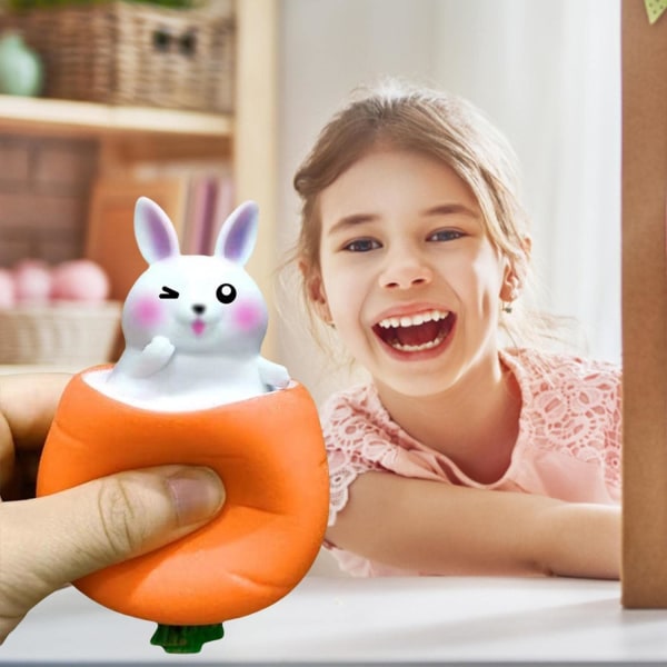Påskeharefingerball, Pop-up Gulrotkaninleke, Sensorisk Dekompresjon